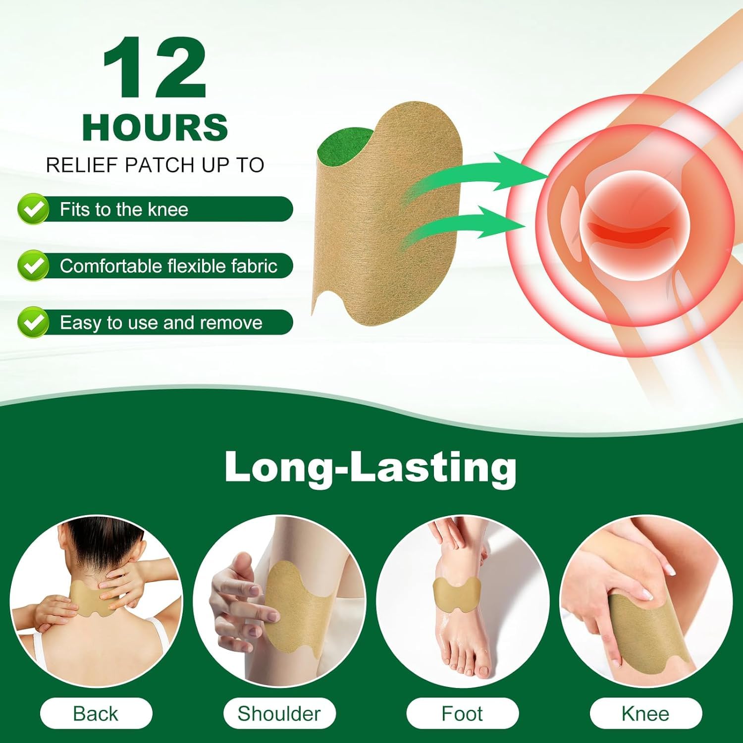 Riomtric pain relief patch -20 | Vermwood leaves Dry Ginger Kapoor Bornol | Natural Herbal Patch | Stickers -Relief of Joint Pain Relief Patch for Getting | Back, neck, shoulder pain Riomtric pain relief patch -20 | Vermwood leaves Dry Ginger Kapoor Bornol | Natural Herbal Patch | Stickers -Relief of Joint Pain Relief Patch for Getting | Back, neck, shoulder pain