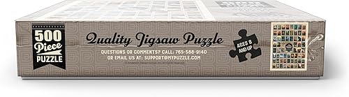 Vista 10 de MyPuzzle 63 American National Parks: by Kenneth Crane, póster vintage, rompecabezas prémium de 500 piezas para adultos