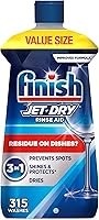 Vista 1 de Finish Jet-Dry Abrillantador para Lavavajillas, Compatible con Detergente para Lavavajillas, Previene Manchas y Residuos, Seca, Abrillanta