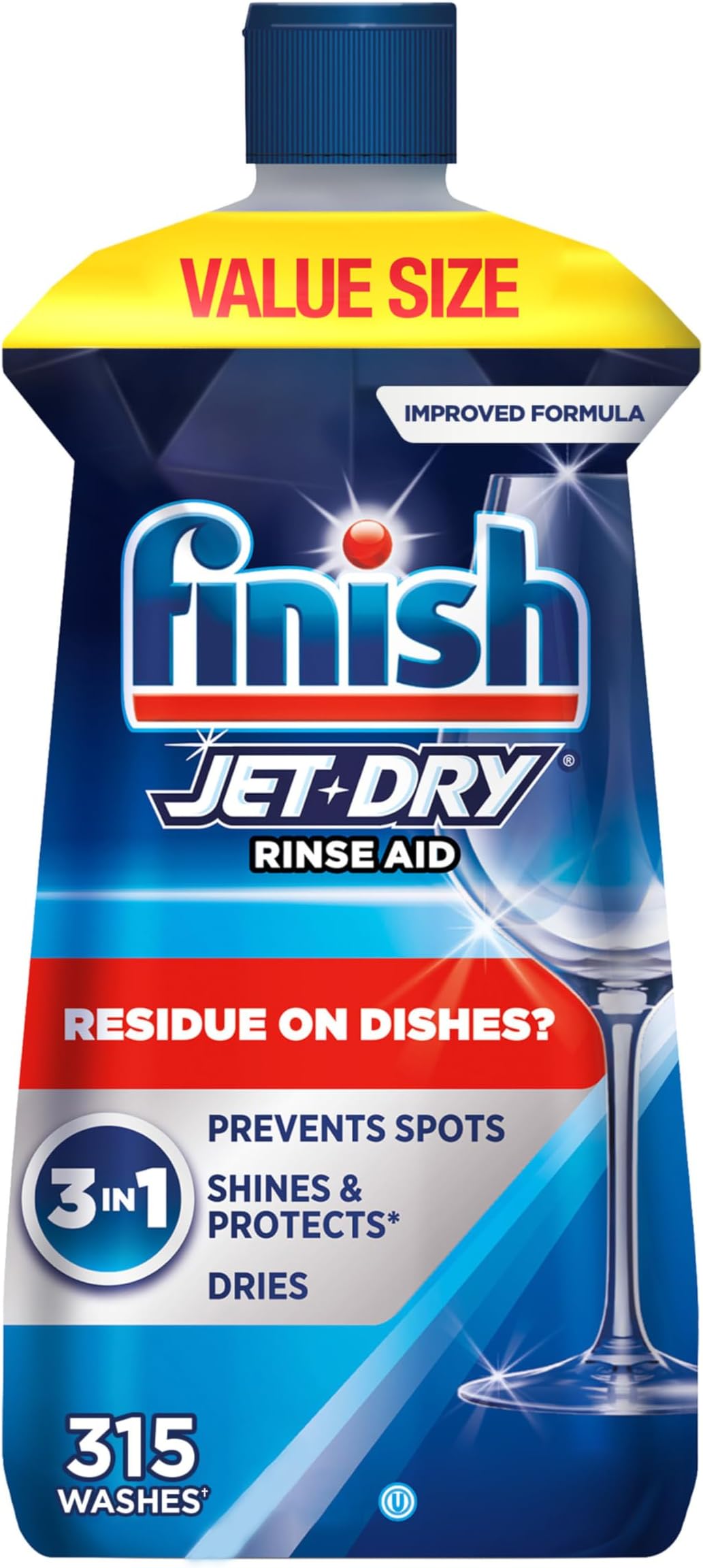 Finish Jet-dry, Rinse Agent, 32 Ounce