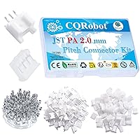 Vista 36 de CQRobot JST EL 4.5 mm de paso 2 pines conector electrónico IC macho, enchufes hembra carcasa y kit de terminales de crimpado en T macho/hembra. 50