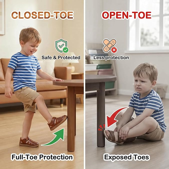 Toddler Boy Barefoot Fisherman Sandals Mary Jane Walking Shoes