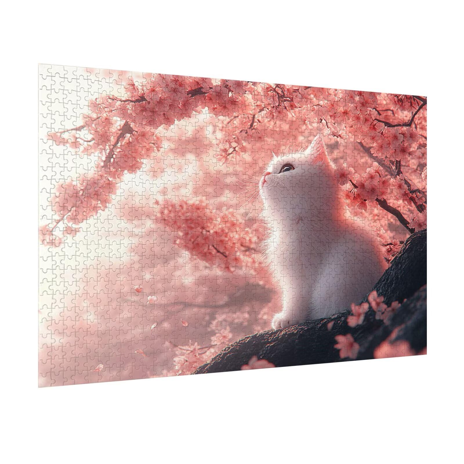 1500 sztuk puzzli dla dorosłych kwiat wiśni puzzle gry, n-880