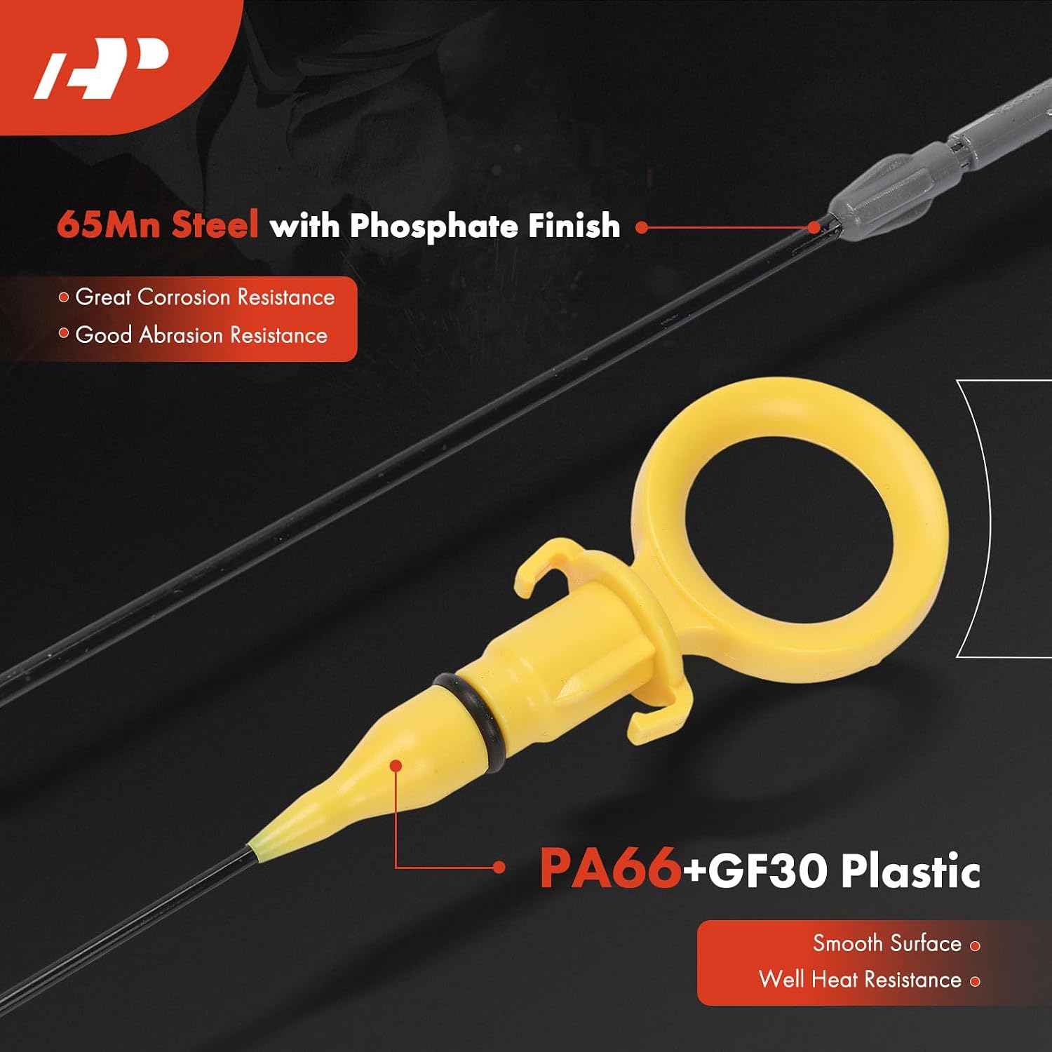 A-Premium L4 2.0L Engine Oil Dipstick Compatible with Volkswagen Jetta/Golf 2010-2014, Beetle 2013-2014, Engine Oil Measuring Rod Dip Stick