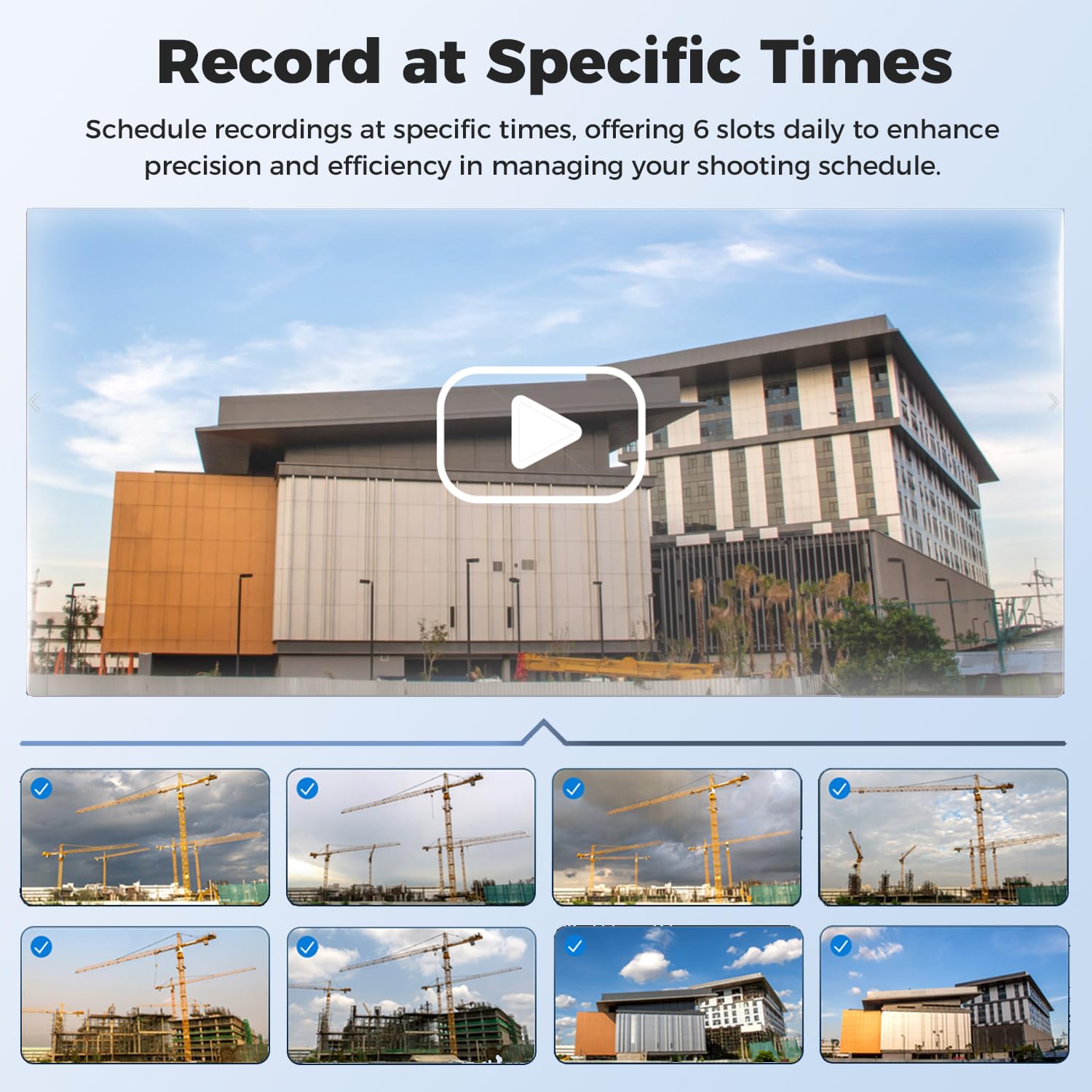 ATLI Cámara de lapso de tiempo 4K para construcción al aire libre, control remoto, horario flexible, tarjeta de memoria de 128 GB, ATL4500, cámara de video Timelapse para observación de fotografía en
