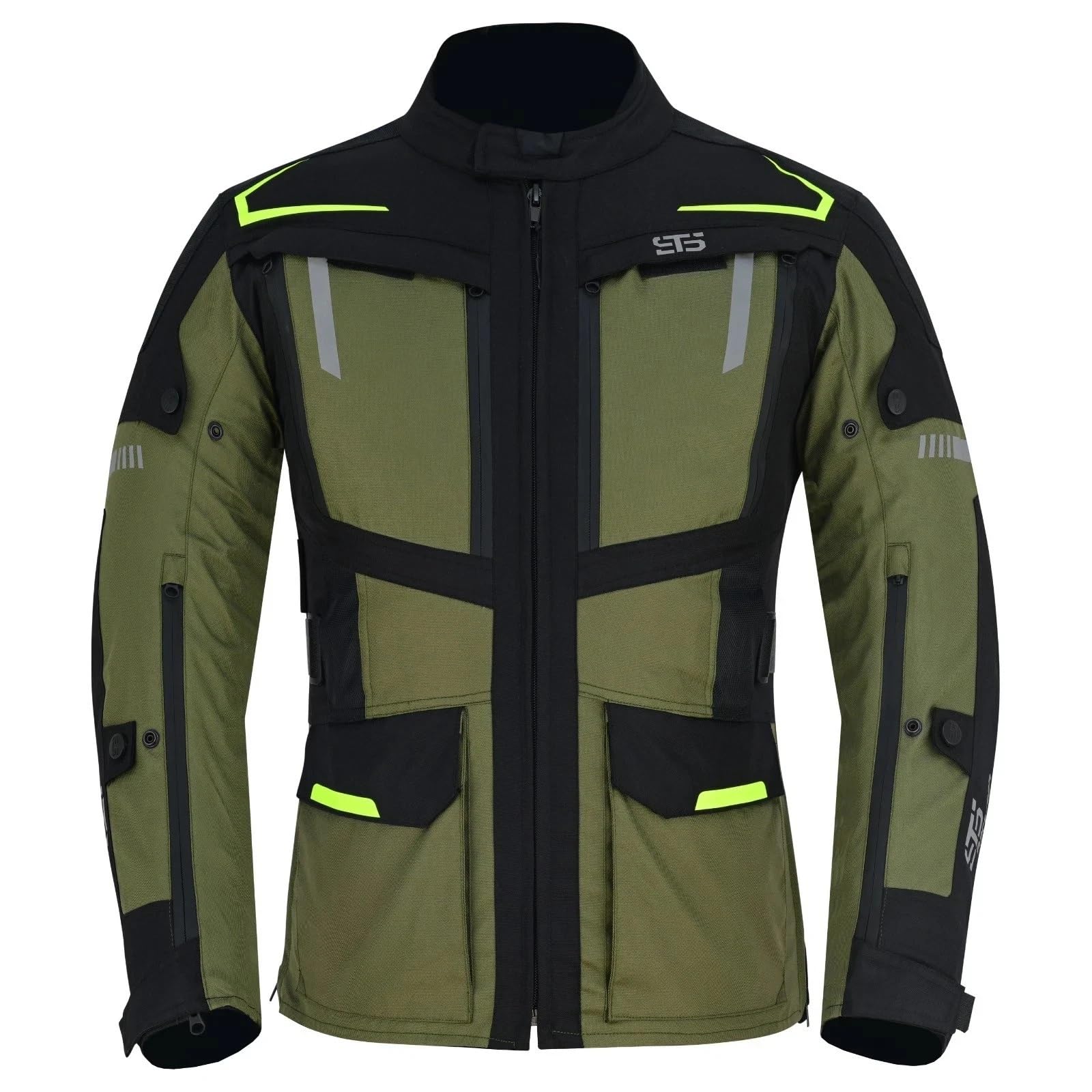 Veste moto textile imperméable haut de gamme ST838 Dragon 3 couches - 8