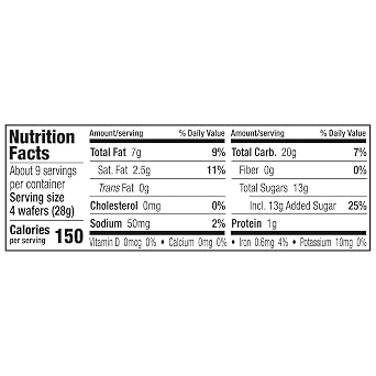 Keebler Vanilla Sugar Wafer Cookies, Pantry Pack, 8.8 Oz