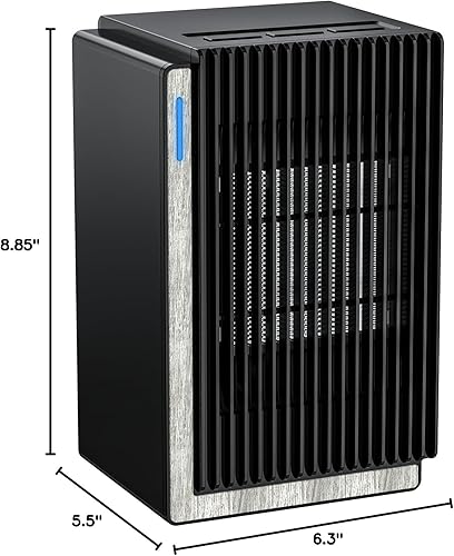 Miniatura 8 de FrSara Calentador de espacio, calentadores de espacio para uso en interiores, ajuste de dos velocidades de 1200 W, calefacción de cerámica,
