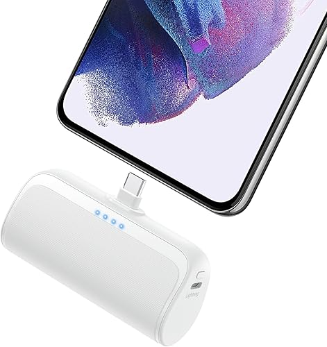 Miniatura 1 de Mini cargador portátil de 5200 mAh, cargador de batería PD de carga rápida USB C, cargador de teléfono portátil para Android, batería ultra compacta