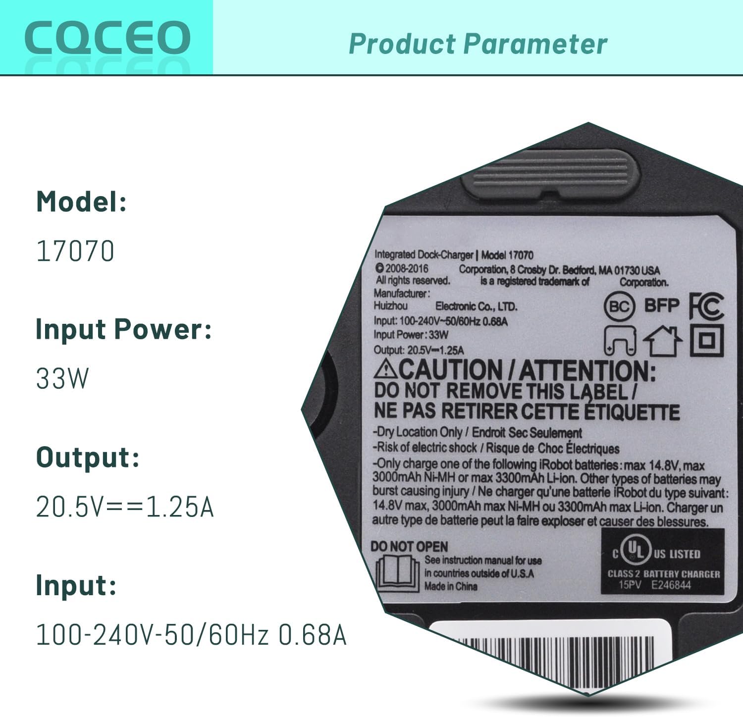 for Roomba Charging Base, for Roomba Charging Dock, Replacement for Roomba Docking Station for Roomba e5 e6 i1 i3 i4 i6 i7 i8 500 600 700 800 900 Series ADF-N1 17070 17064 4452369