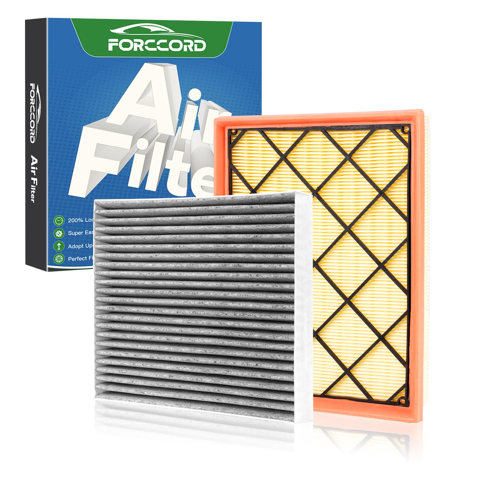 Cabin &amp; Engine Air Filter Combo for Ford Bronco Sport 2021-2025 (1.5L/2.0L)