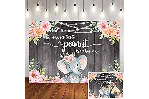 Avezano Elephant Baby Shower Banners