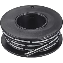 sourcing map 24AWG Silicone Ribbon Cable 2Pin 24 Gauge 3m/9.8ft Black
