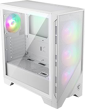 Amazon | MSI MAG FORGE 320R AIRFLOW WHITE PCケース ATX ミドル