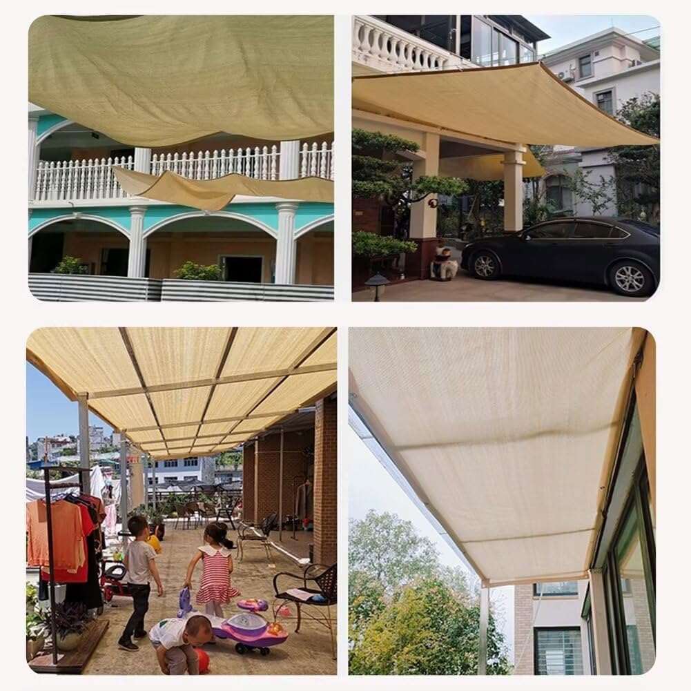 Shade Cloth Greenhouse Shading Net with Grommets,Black Netting Mesh Breathable Shade Cloth Sunshade Net Cover,for Garden, Pergola, Patio Plants, Greenhouse, Chicken Coop, Outdoor(2x4m)