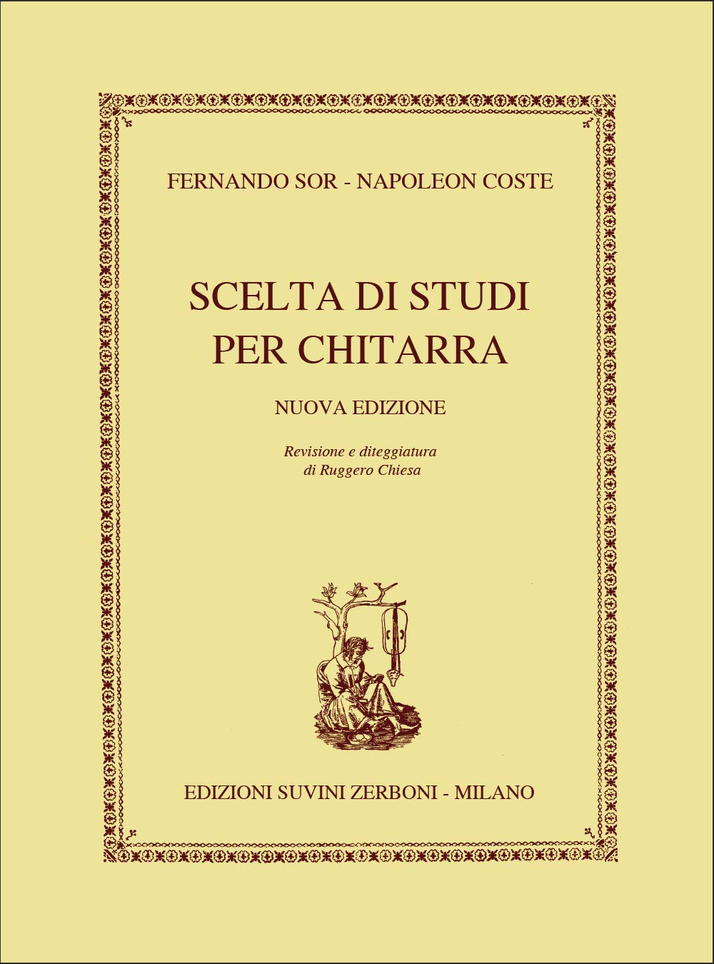 Sor Scelta di Studi per Chitarra | Metodo con Esercizi Tecnici e Progressioni Didattiche | Songbook Educativo per Studenti di Musica | Libro per Insegnanti, Scuole di Chitarra e Chitarristi