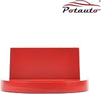 Vista 5 de POTAUTO Soporte para Adaptador de Gato Universal de Aluminio para BMW Mini Cooper, Rojo
