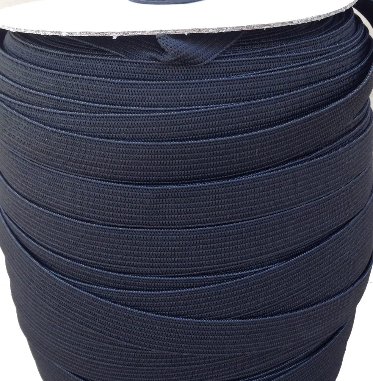 100yds Knitted Elastic band 3/4" for Waistbands Sleeves style #3233 (White)