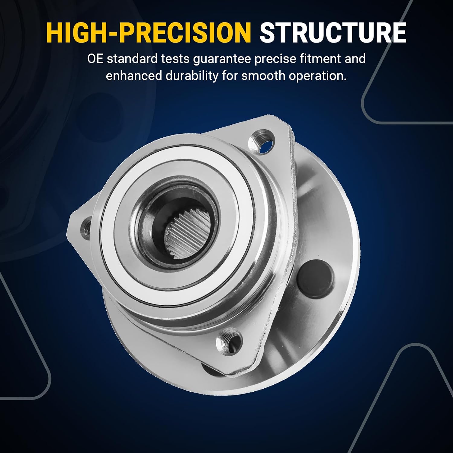 AUTOCLUB Front Wheel Bearing Hub Assembly for 1993 1994 1995 1996 1997 1998 Jeep Grand Cherokee, 1990 1991 1992 1993 1994 1995 1997 1998 Jeep Wrangler, for Comanche TJ Replacement, 513084