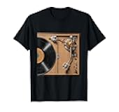Anatomy Vinyl Record Player Turntable Vintage Elements T-Shirt