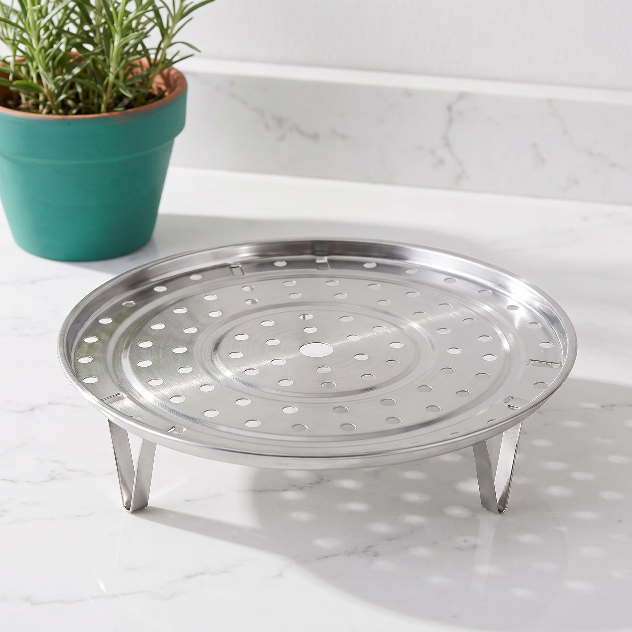 Set di 7 inserti per vassoio di cottura a vapore in acciaio inox con