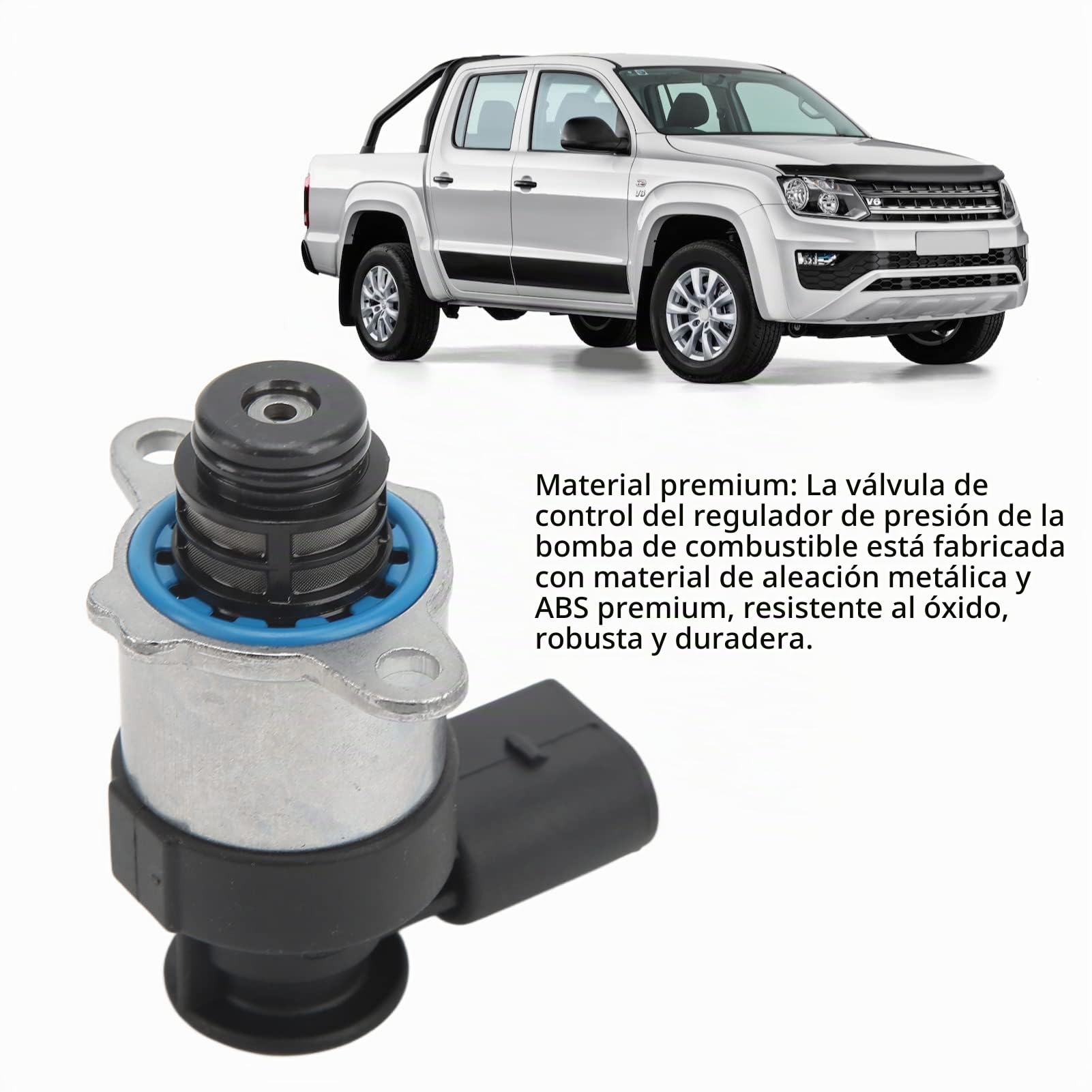 0928400768, Válvula de Control del Regulador de Presión de la Bomba de Combustible Estable Resistente Profesional para Automóvil