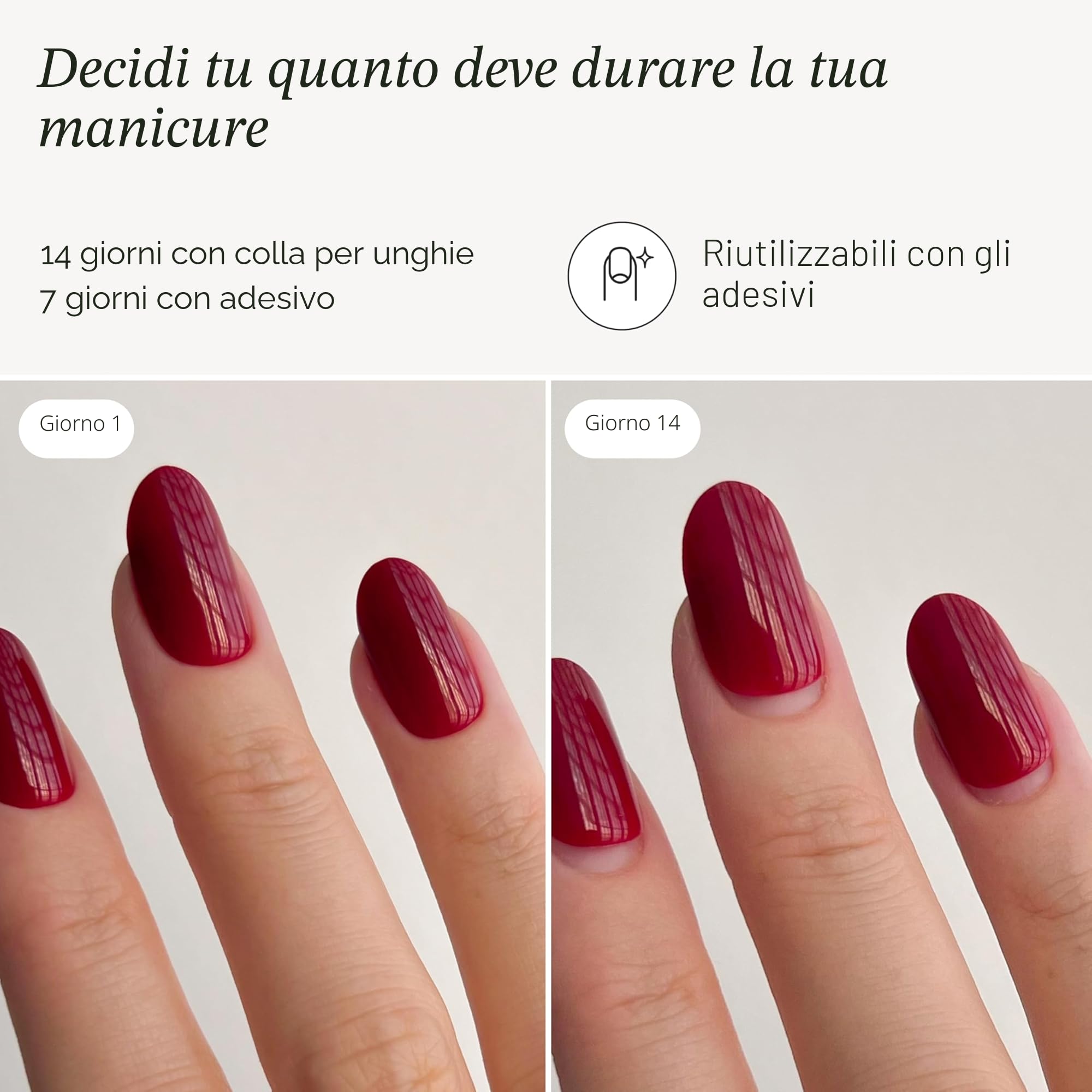 DOONAILS Soft Gel Press On Nails Set da 30 pezzi Classic French forma arrotondata unghie da incollare, copertura completa in qualità da salone, finte unghie in gel morbido, medio, naturale e piacevole