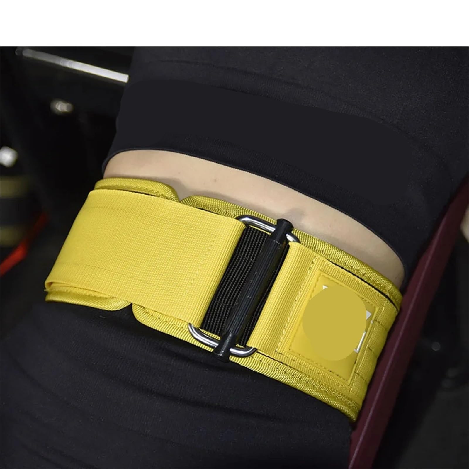 Ceinture D'HaltéRophilie Ceinture d'haltérophilie de Fitness, Soutien Lombaire réglable, Boucle en métal, entraînement croisé, Levage de Force pour La Protection Lombaire
