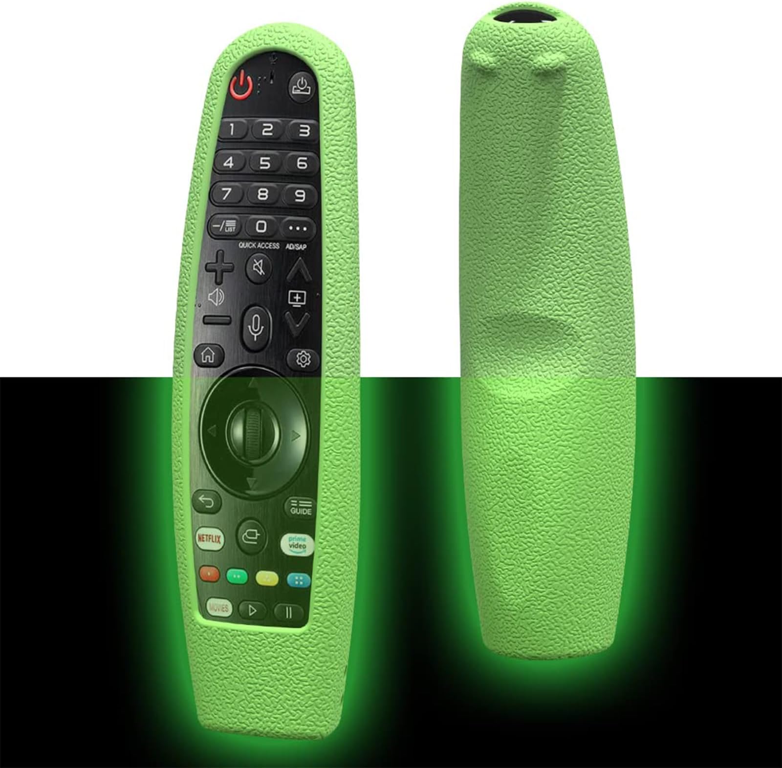 Universal Remote Control Protective Case Compatible with LG Magic AN-MR20BA AN-MR19BA AN-MR650 AN-MR650A AN-MR600 LG Smart TV Remote Anti-Slip Texture Design Protector(Luminous Green)