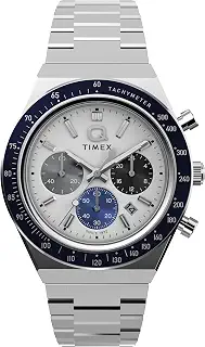 [TIMEX] メンズ 腕時計 タイメックス Ｑタイメックス TW2Y36200 クォーツ 5気圧防水 プラスチック ホワイト文字盤 ステンレススチール [並行輸入品]