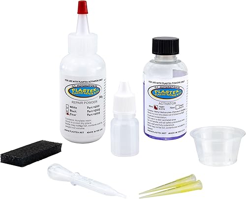 Miniatura 5 de RecPro Kit de reparación de plástico RV para faldones de guardabarros, bañeras, salpicaderos, tanques de ABS y más (transparente)