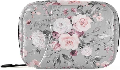 Miniatura 25 de Pastillero de caracol, hongo, hojas de palma, 7 días, pastillero, bolsa organizadora de píldoras de viaje con cremallera, portátil, semanal