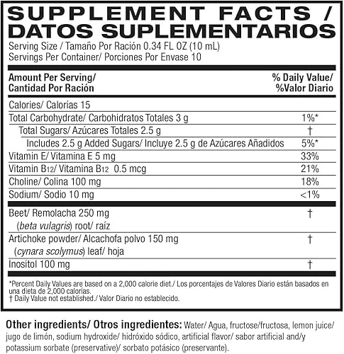 Miniatura 3 de Suplemento para el hígado  10 frascos de porción individual Suplemento dietético de apoyo hepático para hombres y mujeres  Suplemento de apoyo