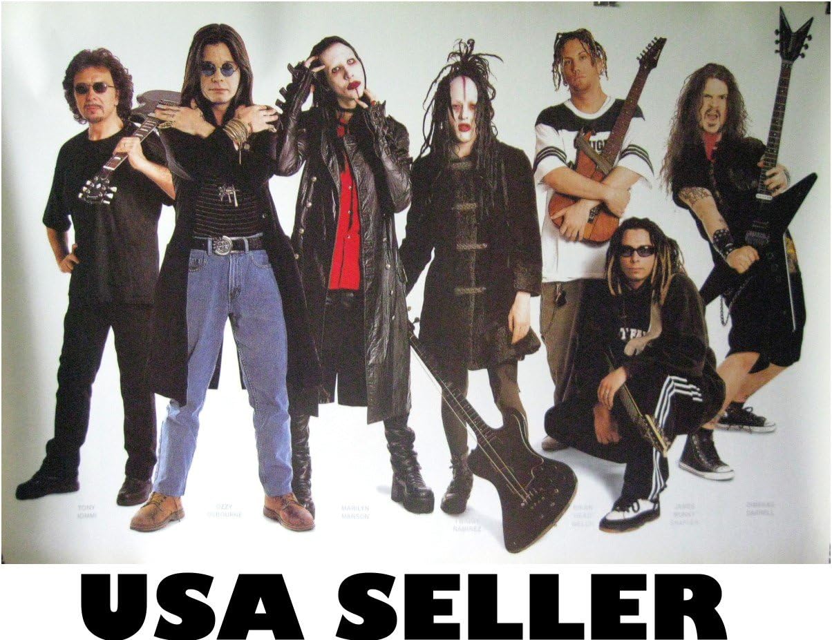 Monsters of Rock 90s OOP POSTER 31 x 21 Dimebag Darrell