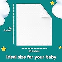 Vista 7 de Eli with Love Disposable Baby Changing Pads - Soft, Waterproof & Leakproof Liners Absorbent Underpads - Large Travel Size Diaper Changing Mat for