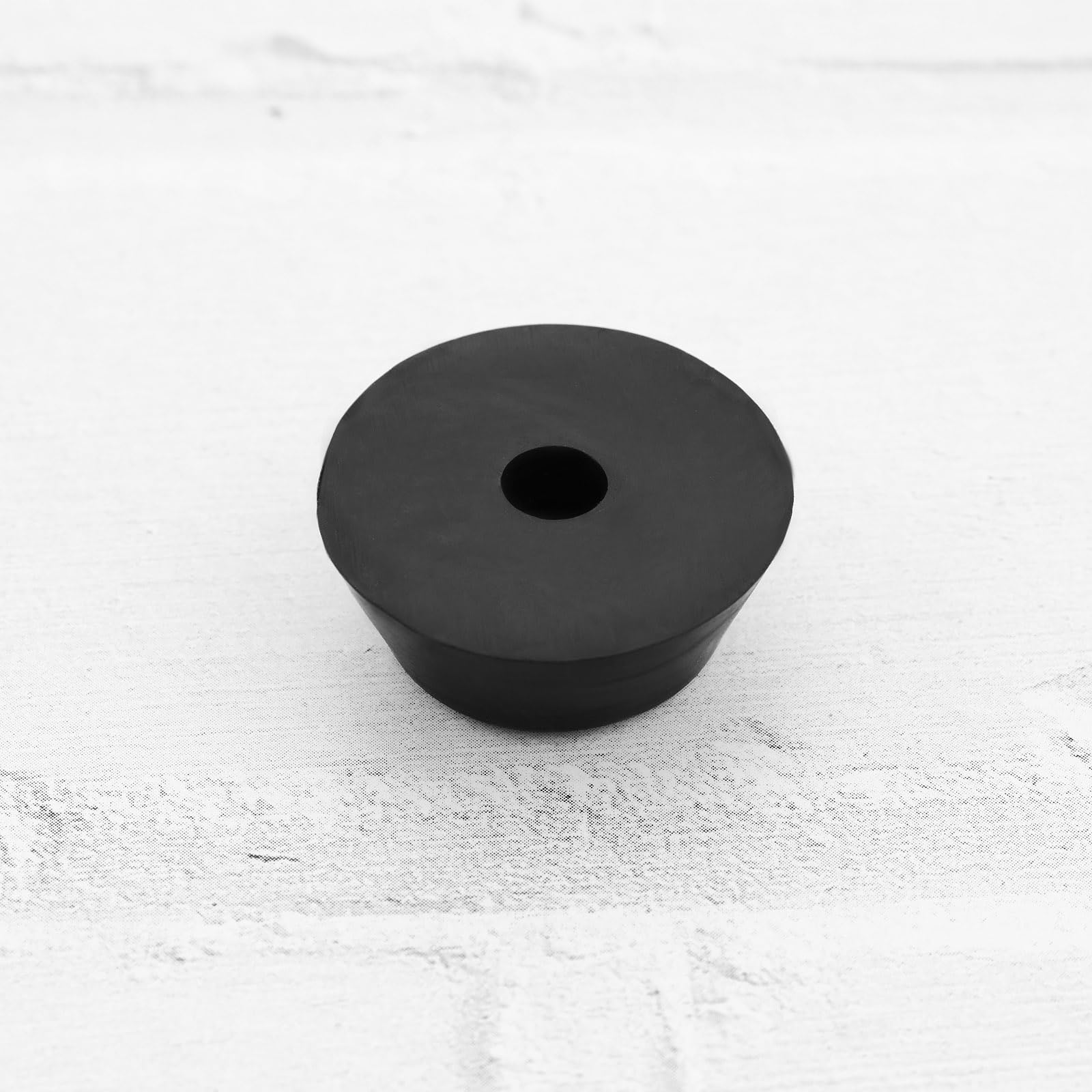Funda Protectora Trasera para Varilla de Billar con Tornillos 27x12mm Accesorios de Parachoques de Goma Negro