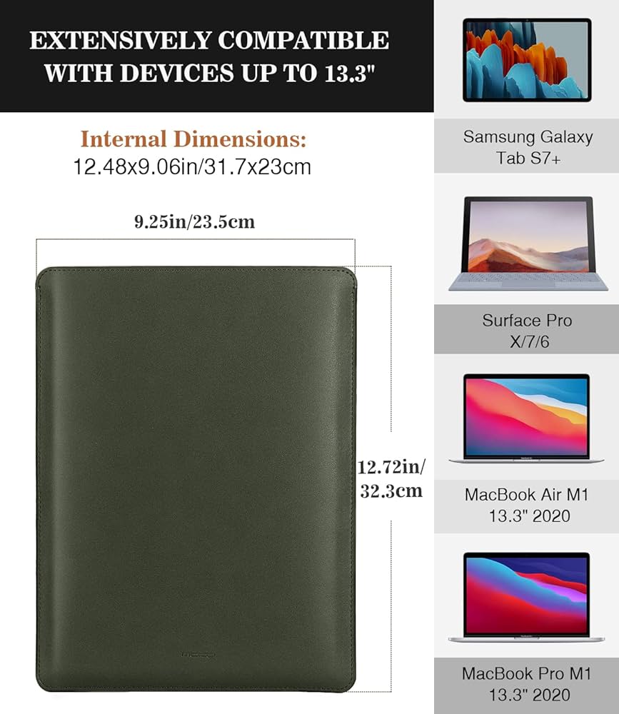 MoKo Laptophoes 13,3 inch compatibel met 13/13,6 inch