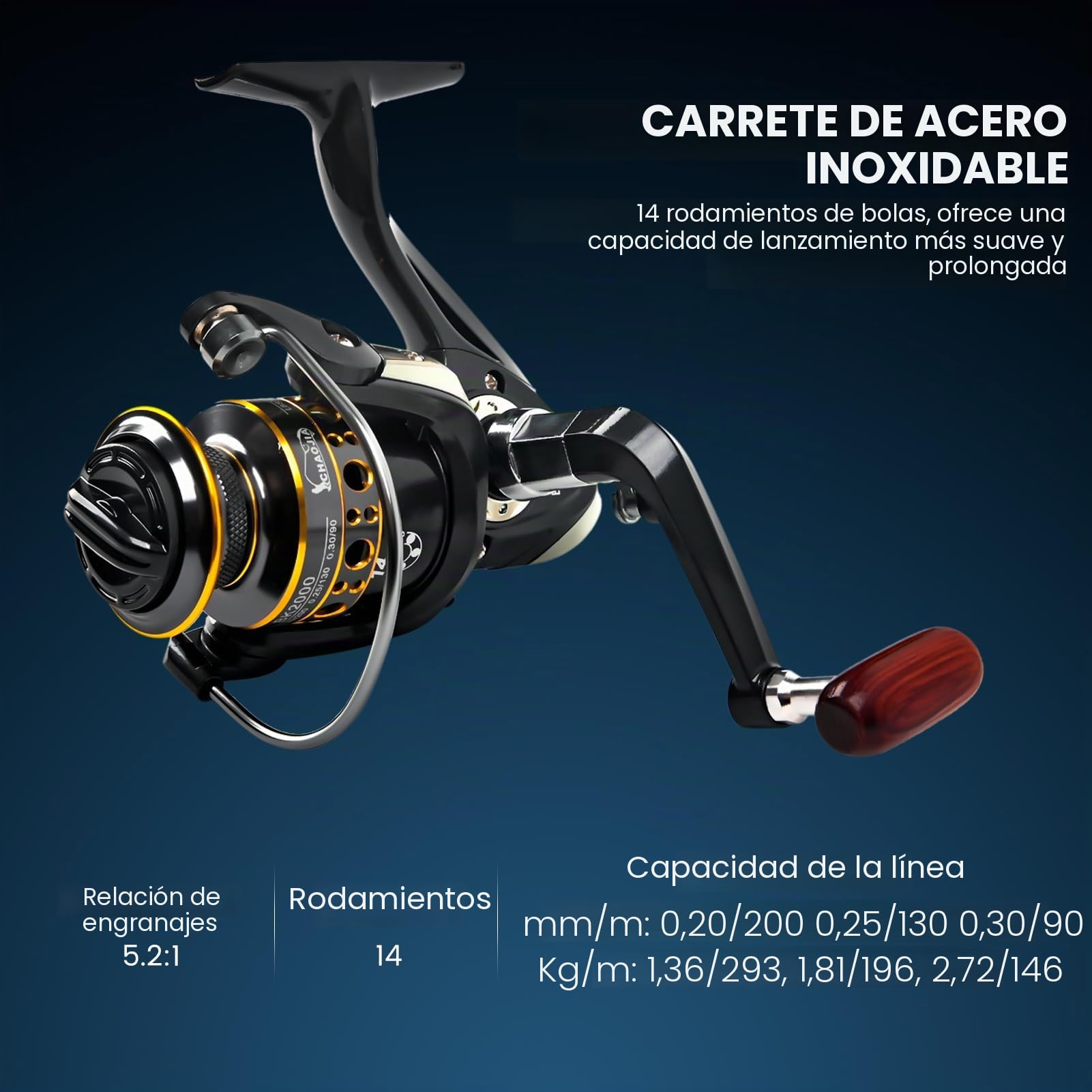 Juego completo de caña de pescar, caña de pescar telescópica de 1,8 m, con caña de pescar, carrete combinado, accesorios de pesca, bolsa de transporte, varilla de pesca para principiantes para agua