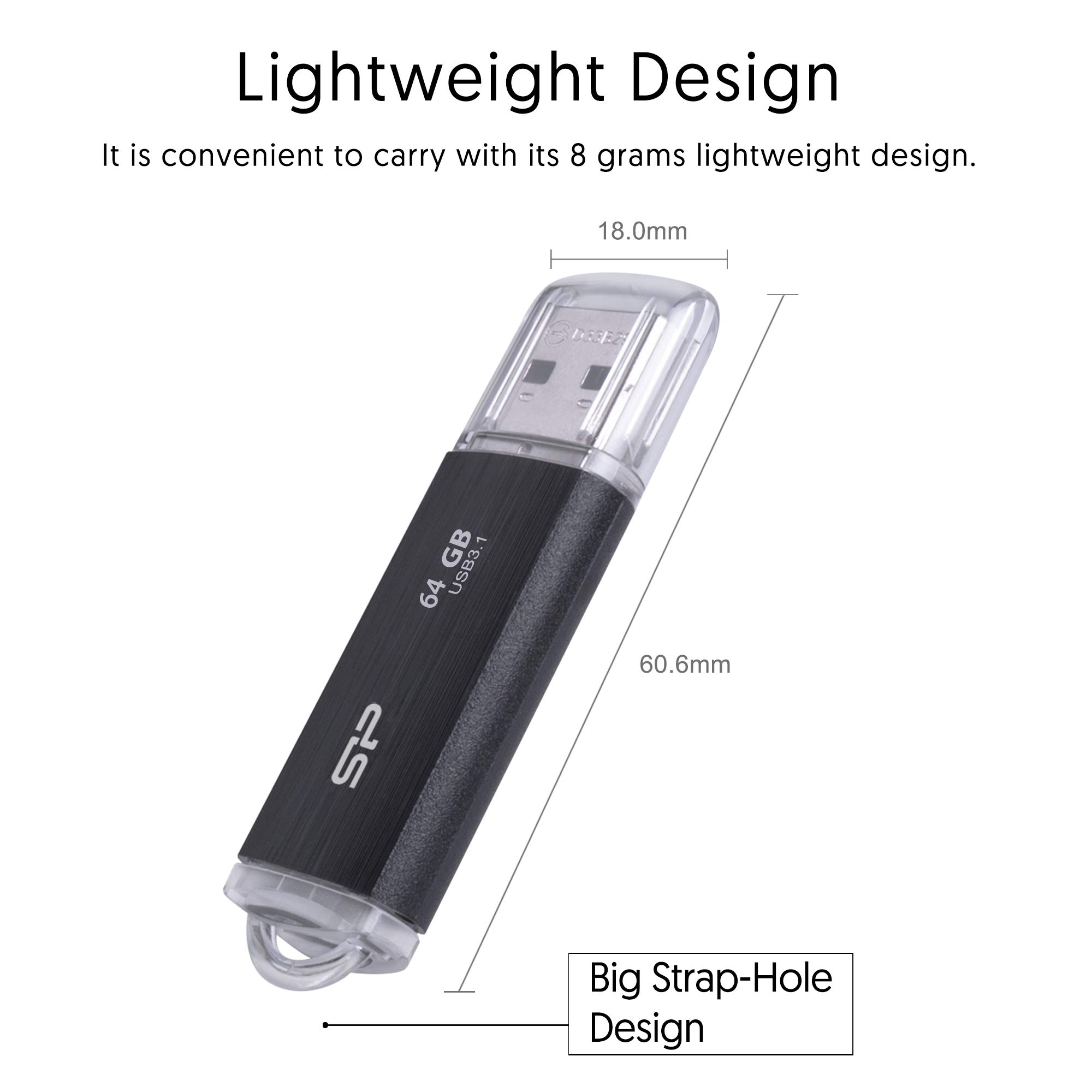 Amazon.com: SP Silicon Power 64GB USB 3.1 & USB3.0 Hairline