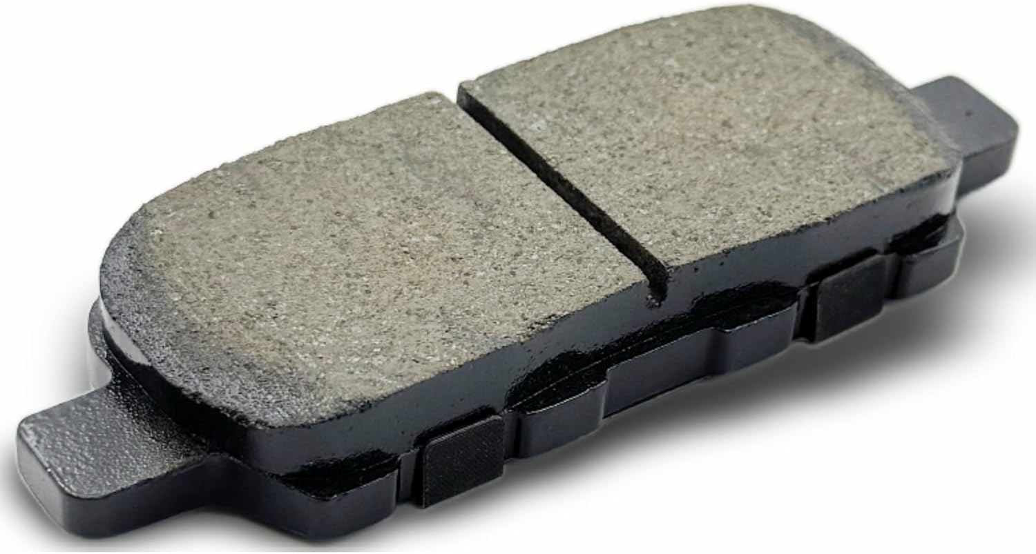 8pcs Front Rear Ceramic Brake Pads Set Fit For Select Nissan and Infiniti Models - G37 (Sedan), Murano, 370Z, QX70, QX50, Q70L, Q70, Q40, M56, M45, M37, M35H, M35, G35, G25, FX45