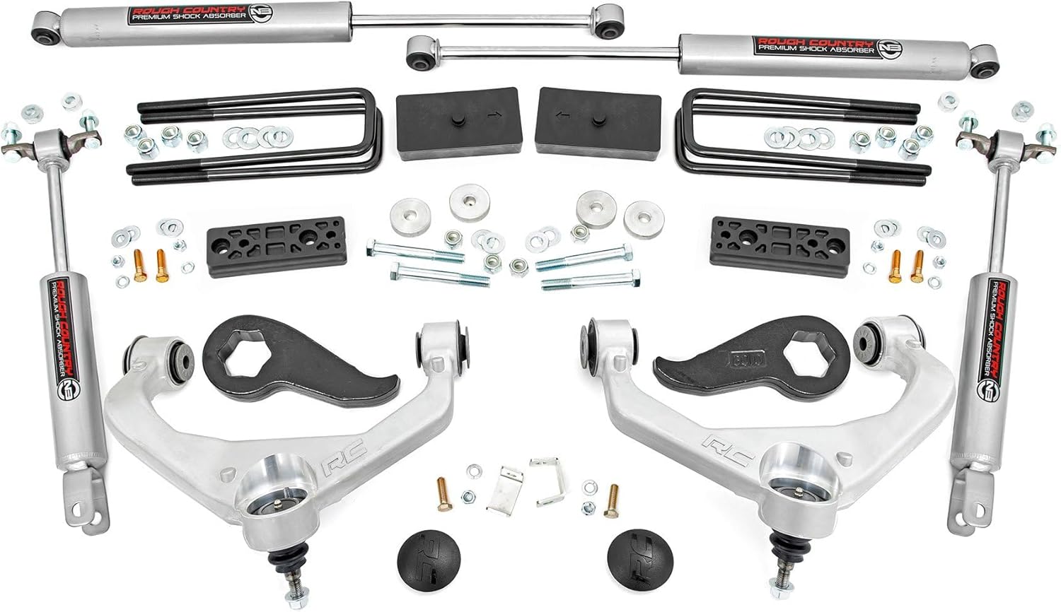 Rough Country 3" Lift Kit for 20-24 Chevy Silverado/GMC Sierra 2500 HD - 95830