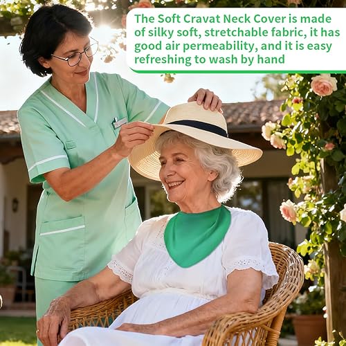 Miniatura 4 de Tracheostomy Cover, Soft Neck Stoma Protector for Tracheostomy Patients, Breathable & Washable Neck Cravat Cover, Dust & Dirt Protection for Daily