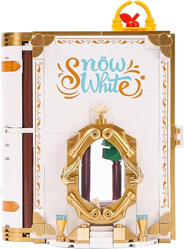 Vinbosion Juego de bloques de construcción de libro de cuento de hadas, juguetes de construcción, juguetes educativos, juguetes de libro, regalo