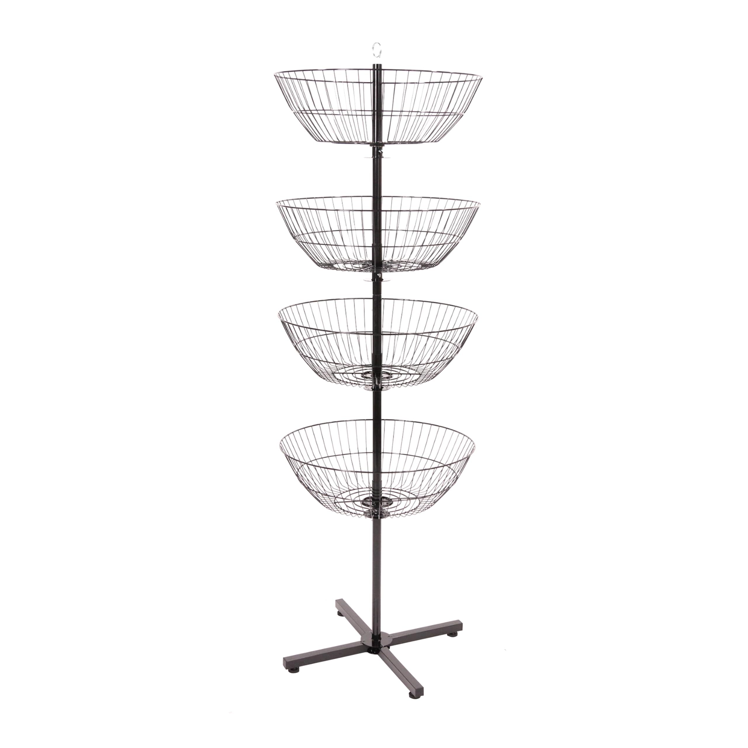 Amazon.com: SSWBasics 4-Basket Wire Floor Spinner Rack and