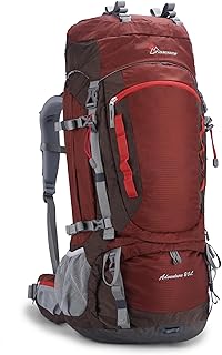 MOUNTAINTOP MOUNTAINTOP 80L Internal Frame Backpack for Man & Women Backpacking Hiking Backpack with Rain Cover