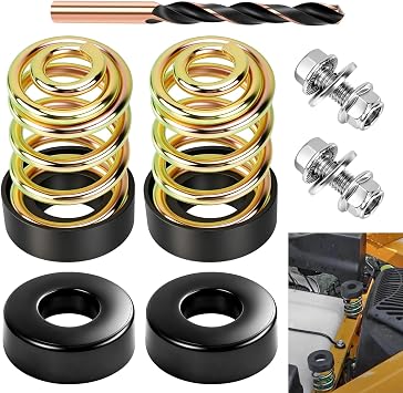 283516 Compression Seat Spring & 422127-4 Cap Compatible with Gra-sshopper, Joh-n Deere Cub Cadet ZT1 Mower, Compressed Springs Can Provide The Necessary Support and Cushioning
