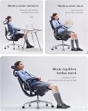 SIHOO Doro C300 V2 Ergonomic Office Chair, Mesh Desk Chair with 8D Armrests & Rotating Lumbar Support, Breathable Computer Chair with 3D Headrest, Seat Depth Adjustment & Tilt for Home Office - 5