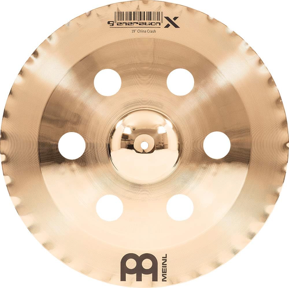 Meinl Cymbals GX-19CHC-B Generation-X 19-Inch China Crash Cymbal (VIDEO)