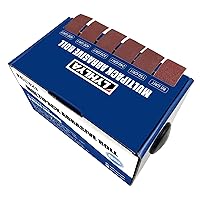 Vista 7 de Rollos de papel de lija de gancho y bucle, 6 granos de papel de lija abrasivo de grano 60, 1 pulgada x 20 pies, surtido de papel de lija