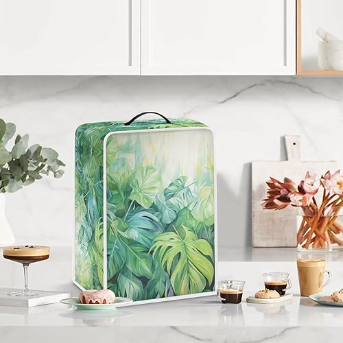 Miniatura 9 de DISNIMO Art Floral - Funda de poliéster para batidora o cafetera, protección contra el polvo y las huellas dactilares, protege tu licuadora, lavable